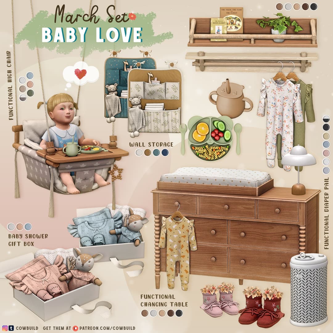 Набор детских предметов Baby Love